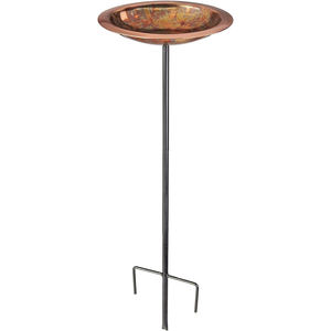 Superlatif Bain d'Oiseaux Mangeoire à Oiseaux Base à Prong Bol en Cuivre pour Jardin Extérieur Cour Patio Décoration Quantité en Vrac - Product Image 6