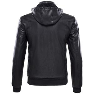 Blouson en cuir OEM personnalisé, col montant, tailles sur mesure, coupe-vent, décontracté, logo avant, toile respirante, séchage rapide 2026 - Product Image 2