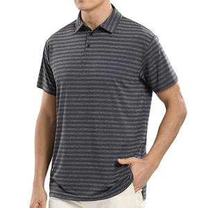 Logo personnalisé pour hommes 100% polyester pour polos haute qualité à manches courtes style décontracté design uni solide en gros tricoté - Product Image 3