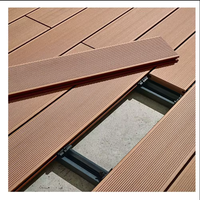 Großhandel Outdoor Deep 3D geprägte Holz Kunststoff Planke No Gaps WPC Compound Boden Außen WPC Composite Decking
