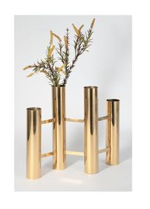 แจกันดอกไม้โลหะงานแฮนด์เมดดีไซน์ทันสมัยแบบสร้างสรรค์ที่วางดอกไม้ใหม่ - Product Image 4