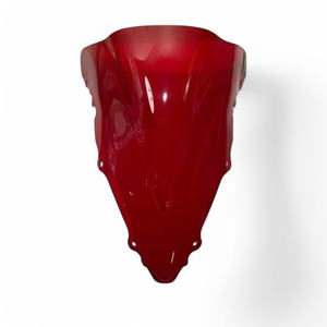 Pare-brise rouge Fabbri neuf pour moto Yamaha R6 03-05, dôme central Y041R - Product Image 1
