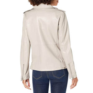 Pakistan Manufacturer <b>Women's</b> <b>Leather</b> <b>Jacket</b> Breathable Men's Sheepskin Genuine <b>Jacket</b> With Custom logo Printing Wholesale - Product Image 2