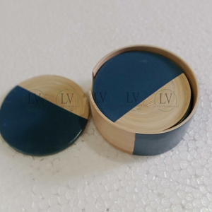 Bon prix caboteur en bambou filé à la main avec motif de support rotin matériel boissons cuisine vaisselle fabriqué Vietnam - Product Image 1