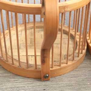 Best Selling Dinner <b>Decor</b> Bamboo Holders for Cups Dinning <b>Table</b> <b>Accessories</b> Glass Cover and Cup Holder - Product Image 6