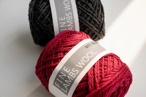 ไหมพรมขนแกะเนื้อละเอียด (45ก.) สำหรับถักโครเชต์ผ้าไนลอนขนแกะเนื้อนุ่มจากเกาหลีใต้ - Product Image 3