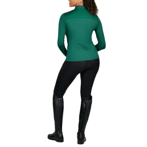 Pantalones ecuestres para mujer con agarre de asiento completo y tela elástica, pantalones de equitación de cintura alta con agarre de silicona - Product Image 2