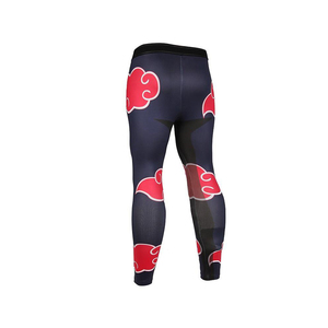 Leggings de compression de course pour hommes tissu polyester respirant bonne qualité Leggings MMA pour hommes - Product Image 4