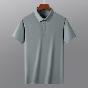 Prix de gros Golf pour hommes pour chemises Style unique à manches courtes Vêtements décontractés solides 100% coton tricoté respirant Comfort Street - Product Image 4