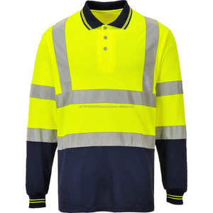High Visibility Reflective Construction Hi Viz Short Sleeve for Polo <b>Shirts</b> Custom Logo Knitted Work Wear T-<b>Shirts</b>-Wholesale - Product Image 5