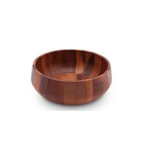 Latest Design Handmade Wooden Serving Bowl Best Quality Customized Wooden Food Serving Bowl Luxury Hot Sale Wood Mixing Bowl - Product Image 1