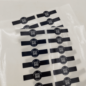 맞춤형 시가 스트랩 링 라벨 금박 엠보싱 UV 엠보싱 시가 라벨 인쇄 스트랩 라벨 스티커 - Product Image 5