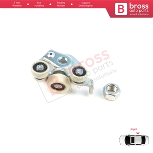 Galet de guidage supérieur de porte coulissante droite BDP1658 pour Jumper Relay Peugeot Boxer Ducato MK3 250 2006-actuel 1344234080 - Product Image 4