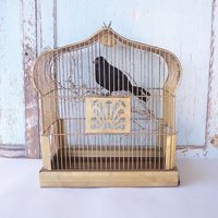 Vente en gros de cage à oiseaux antique, article d'artisanat personnalisable, fer de haute qualité, article de gamme très basse, meilleure qualité, divers