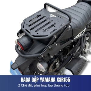 แร็คท้ายรถมอเตอร์ไซค์แบบพับได้ XSR 155 ของแท้จาก Mbiker พร้อม 2 โหมดการใช้งานและหูจับสะดวกสำหรับกระเป๋าท้ายรถมอเตอร์ไซค์ - Product Image 5