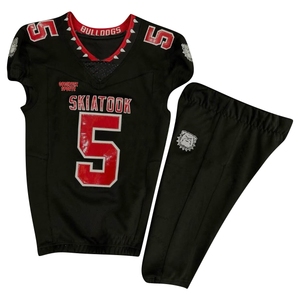 Jersey de fútbol americano personalizado cosido en blanco Conjuntos de fútbol transpirable Jersey de práctica Uniforme de fútbol americano - Product Image 3