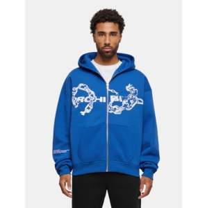 Sudaderas con capucha térmicas de gran tamaño con hombros caídos de felpa francesa de algodón de alta calidad al por mayor, sudaderas con capucha personalizadas Unisex lisas - Product Image 3