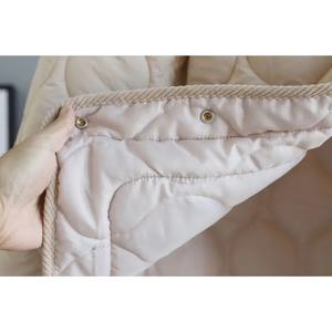 Femmes hiver chaud mi-long mince à capuche fermeture éclair Parkas à manches longues rembourré bouffée veste couleur unie fait peau de mouton coton - Product Image 3