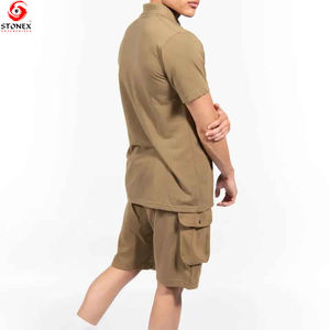 Wholesale Custom Summer Men <b>Short</b> Sleeve T Shirt <b>Shorts</b> <b>Sets</b> Two Pieces Fitness <b>Set</b> Casual Soft Material T-shirts & <b>Shorts</b> <b>Set</b> - Product Image 4