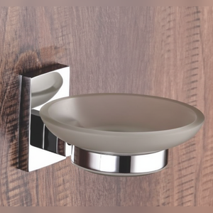 Porte-savon mural en verre dépoli de qualité supérieure, nouveau modèle 2024, en laiton, pour hôtel, fournisseur de porte-savon de salle de bain - Product Image 1