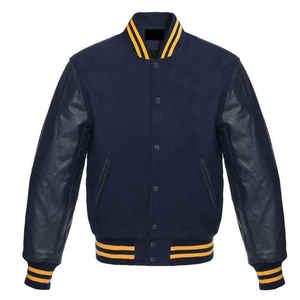 Nouvelles arrivées de vestes Letterman personnalisées bleu royal de haute qualité pour hommes Fabricant de vestes d'université brodées sportives Streetwear - Product Image 4