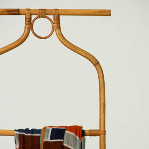 Drying Natural Rattan <b>Clothes</b> Racks for Hanging Clothing Assemble Rack Garment Hanger Wardrobe Decor - Product Image 2