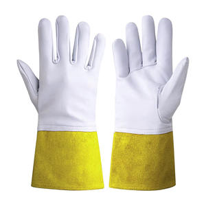 Guantes de Soldadura TIG de Cuero Vacuno de Primera Calidad, Resistentes al Calor y a las Chispas, Guantes de Protección Industrial para las Manos - Product Image 4