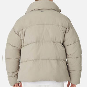 Chaqueta Acolchada con Capucha para Hombre, Transpirable, Ecológica, Resistente al Viento, Ropa de Abrigo de Invierno con Logotipo Frontal, Estilo Vintage - Product Image 4