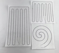 Câble chauffant autorégulant en fibre métallique conductrice