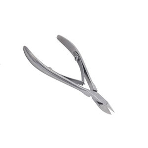 Pinzas para cutículas de alto grado, cuchillas de acero inoxidable, pinzas para cutículas de uñas de doble resorte para manicura de 8 mm con doble resorte - Product Image 2