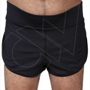 Pantalones cortos deportivos para hombre, ropa de calidad prémium, Color negro sólido, nuevo diseño - Product Image 1