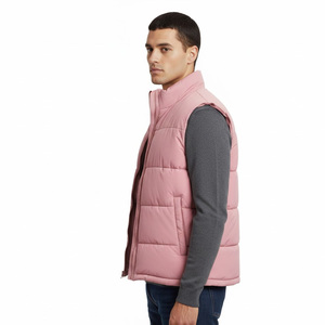Chaleco acolchado con estilo para hombre, chaqueta sin mangas acolchada ligera y cálida, ropa de abrigo cómoda para exteriores y chaqueta de invierno de viaje - Product Image 5