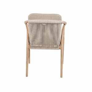 Modern Design Outdoor Teak <b>Wood</b> Furniture Garden Rope With Teak <b>Wood</b> Frame <b>Armchair</b> - Product Image 3
