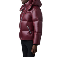 Vente en gros de vêtements d'hiver de qualité supérieure à la mode veste chaude pour hommes manteau rembourré veste à capuche bouffante personnalisée OEM