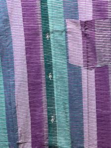 Camisa de Manga Larga para Hombre, 100% Algodón, Multicolor, de Calidad Superior, Estampada a Mano con Rayas |   Diseño |   Suministro al por Mayor - Product Image 3