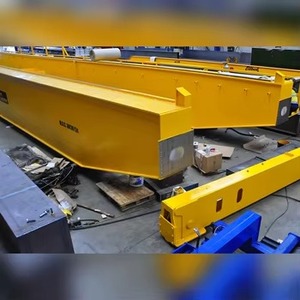 رافعة علوي صناعية عالية الجودة من نوع العارضة المزدوجة سعة 30 إلى 40 طن من الفولاذ الطري - Product Image 1