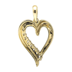 Élégant pendentif double coeur avec diamants Moissanite étincelants en plaqué argent pour femmes cadeau de bijoux de mode - Product Image 3