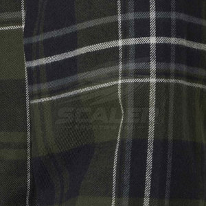 Chemise en flanelle pour homme en coton 100% tricoté brossé personnalisable, boutonnée, à manches longues, coupe classique, respirante, séchage rapide, pour un usage décontracté - Product Image 3