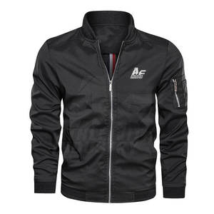 Design Your Own Logo <b>Men</b> Bomber <b>Jacket</b> OEM Service <b>Lightweight</b> <b>Men</b> Bomber <b>Jackets</b> for Sale - Product Image 1