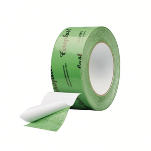 COROPLAST 1410 RPX Green Special Foil Adhesive Tape <b>25m</b> Length 60mm Width Roll for Office Use - Product Image 3