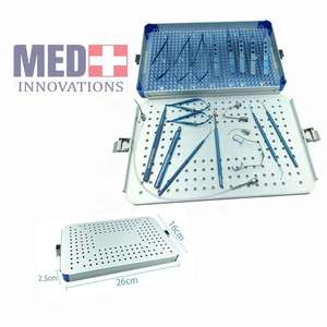 Kit de Cirugía Oftálmica de Aleación de Titanio de 21 Piezas con Fuente de Energía Manual, Juego de Instrumentos Quirúrgicos para Cataratas para Lentes Intraoculares por MI - Product Image 3