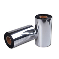 Suministro de fábrica cinta de código de barras de resina de cera TTR 110x450 110x300m compatible con impresora Zebra