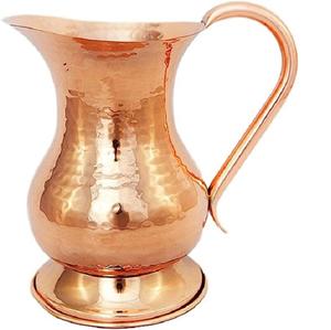 Jarra de almacenamiento de agua de Metal directa de fábrica al por mayor en cobre accesorios de cocina botella de agua Mesa jarra de servicio de agua - Product Image 1