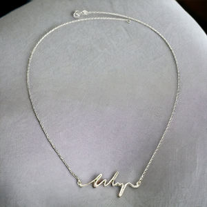 ของขวัญสําหรับพรรคสวมใส่สําหรับสร้อยคอเงินแท้ 925 ของเธอหนึ่งในชนิดการออกแบบที่ได้รับความนิยมล่าสุดซัพพลายเออร์เครื่องประดับแบบกําหนดเองจํานวนมาก - Product Image 1