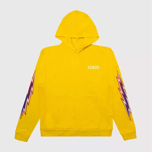 Ensemble de survêtement pour homme personnalisé, en coton épais respirant et écologique, style streetwear d'hiver, OEM - Product Image 2