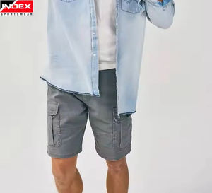 Pantalones Cortos Deportivos Personalizados para Hombre, Nuevo Diseño 2025, con Bolsillos Decorativos, Logotipo Personalizado, Botones, Parches, Pantalones Cortos de Malla - Product Image 2