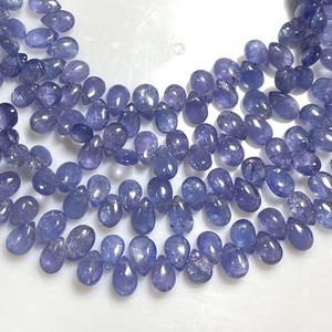 Perles de Tanzanite de Haute Qualité, Forme Poire Lisse, Briolette, Pierre Naturelle, Perles Simples pour la Fabrication de Bijoux - Product Image 4