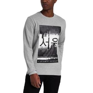 เสื้อสเวตเตอร์ผ้าฟลีซสำหรับผู้ชายขนาดพลัสไซส์ผ้านุ่มใส่สบายพิมพ์ลายพิมพ์ซับลิเมชันโลโก้แบบกำหนดเองสำหรับหน้าร้อน - Product Image 1