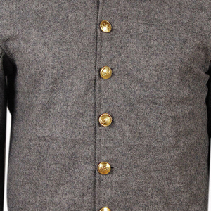 Chaqueta de Depósito de Reproducciones de la Guerra Civil Confederada, Abrigo de Lana de los Estados del Sur - Product Image 3