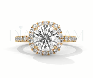 Anillos de Compromiso de Plata de Ley 925 con Diamantes, Estilo Religioso, para Mujer, Venta al Por Mayor para Regalos de Boda y Fiestas - Product Image 1